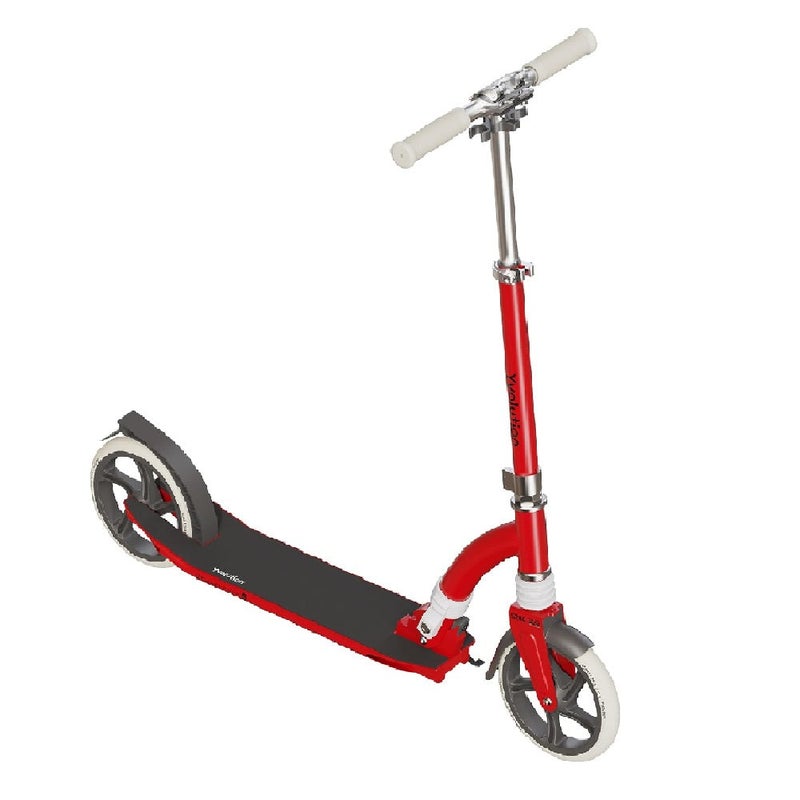 Yvolution S200 Adjustable Foldable 2-Wheel Kick Scooter (Red) - Image 1